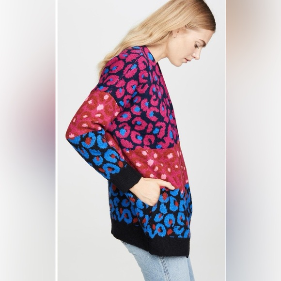 FARM RIO Mixed Leopard Cardigan - XS - Picture 2 of 7